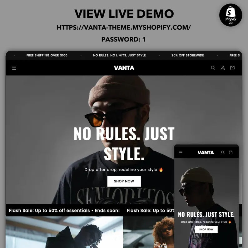 Vanta Shopify Theme