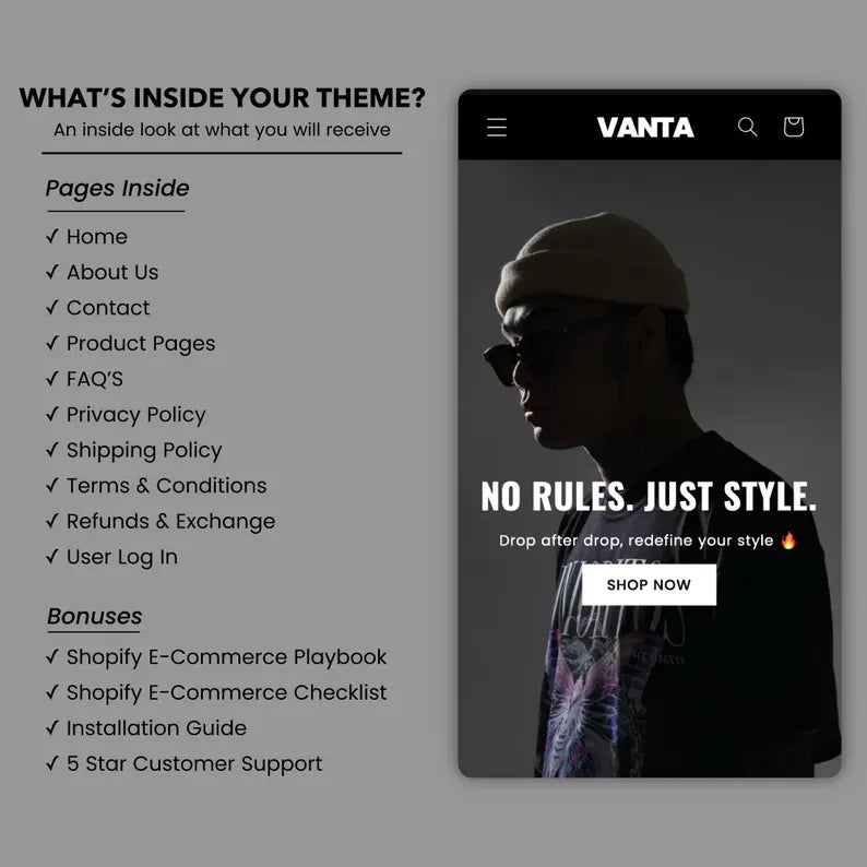 Vanta Shopify Theme