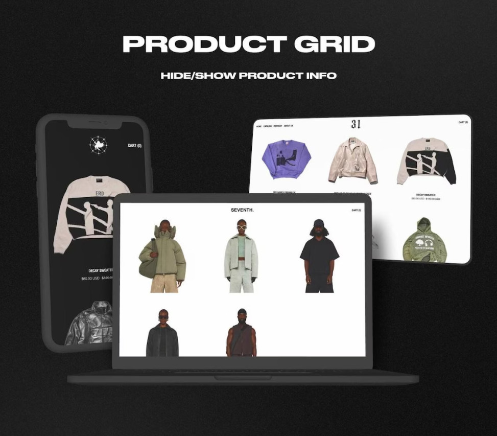 Eyezy Pre-Built Shopify Dropshipping Clothing Brand Website Theme